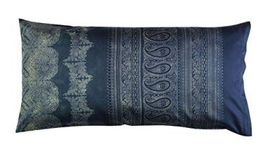 Bassetti BRUNELLESCHI Kissenhülle zu Bettwäsche aus 100% Baumwollsatin in der Farbe Grün V4, Maße: 40x80 cm, 9291652 im Sale